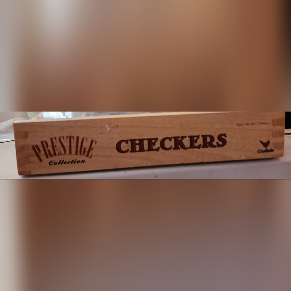 2002 CARDINAL PRESTIGE COLLECTION CHECKERS GAME  Wooden Box BENIFITS CHARITY - Picture 3 of 7